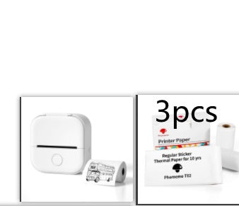 Portable Mini Thermal Label Printer Home Photo Printer Student Wrong Question Printer Bluetooth-compatible Mini Label Printer Price Tag Amazon