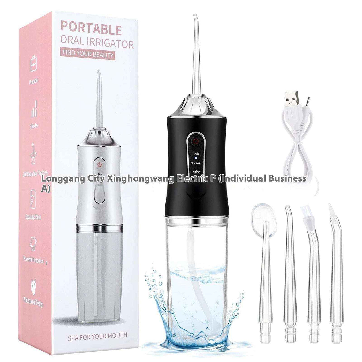 Electric Water Flosser Portable Household Water Flosser Teeth Cleaner Oral Irrigator Dental Flosser
