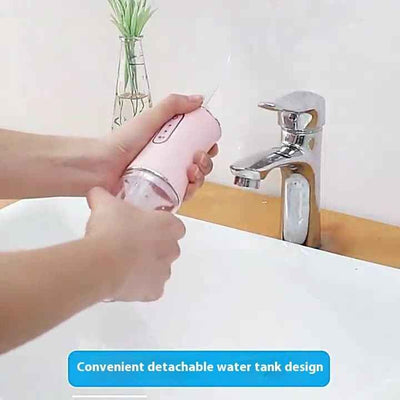 Electric Water Flosser Portable Household Water Flosser Teeth Cleaner Oral Irrigator Dental Flosser