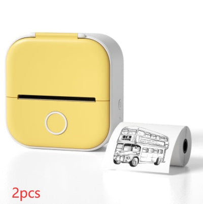 Portable Mini Thermal Label Printer Home Photo Printer Student Wrong Question Printer Bluetooth-compatible Mini Label Printer Price Tag Amazon