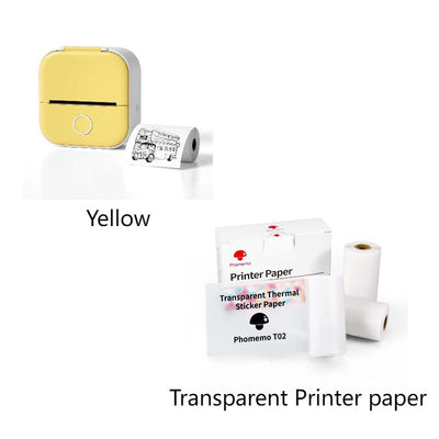 Portable Mini Thermal Label Printer Home Photo Printer Student Wrong Question Printer Bluetooth-compatible Mini Label Printer Price Tag Amazon