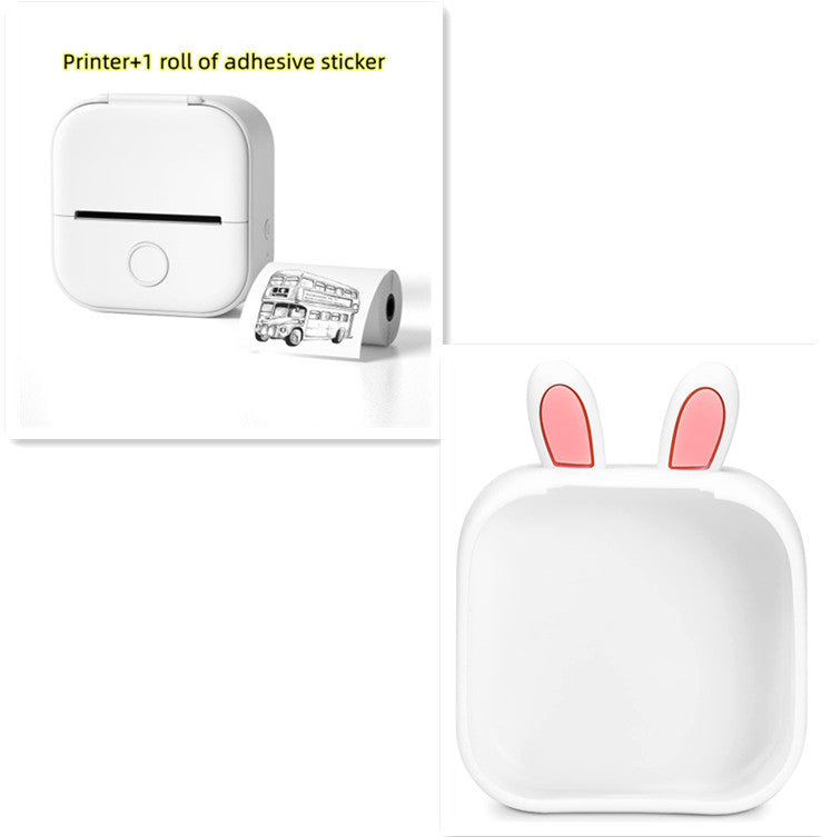 Portable Mini Thermal Label Printer Home Photo Printer Student Wrong Question Printer Bluetooth-compatible Mini Label Printer Price Tag Amazon