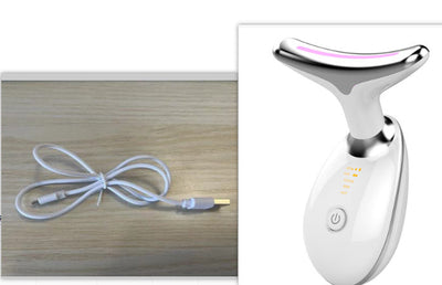 EMS Thermal Neck Lifting And Tighten Massager Electric Microcurrent Wrinkle Remover AMAZON