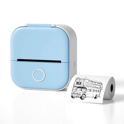 Portable Mini Thermal Label Printer Home Photo Printer Student Wrong Question Printer Bluetooth-compatible Mini Label Printer Price Tag - EssentioGo