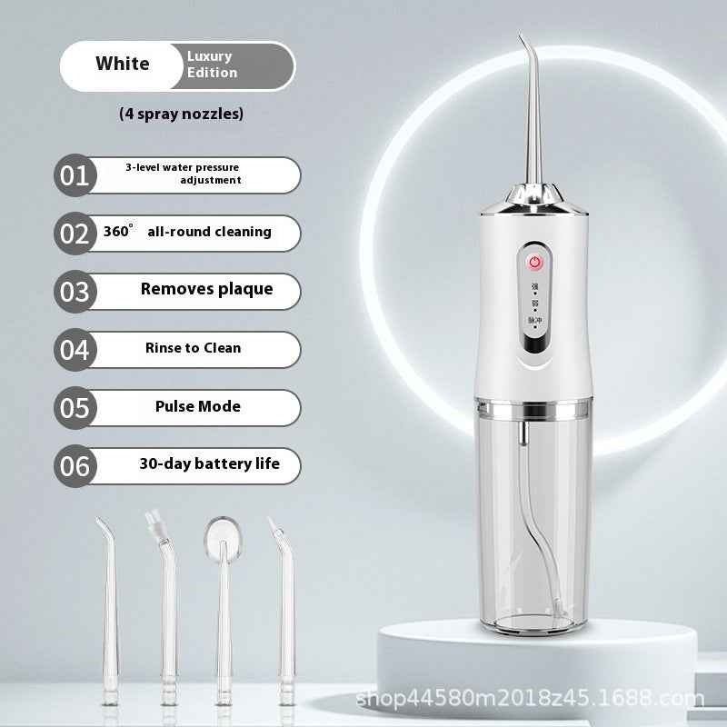 Electric Water Flosser Portable Household Water Flosser Teeth Cleaner Oral Irrigator Dental Flosser