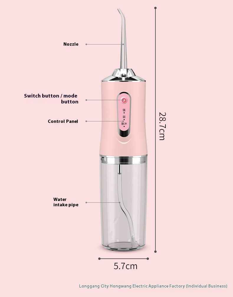 Electric Water Flosser Portable Household Water Flosser Teeth Cleaner Oral Irrigator Dental Flosser