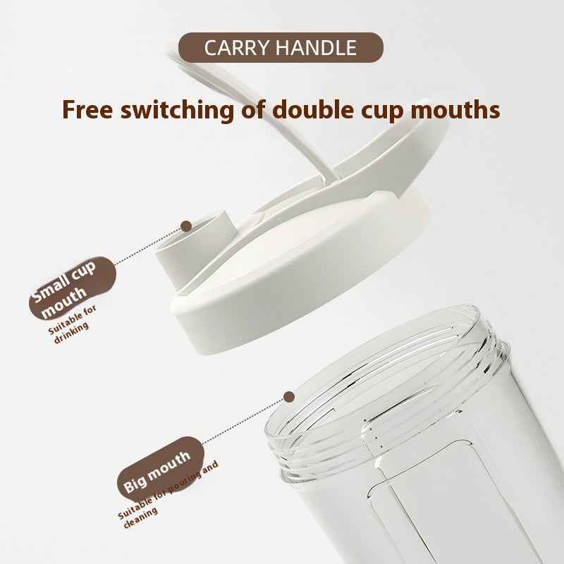 400ML 14oz Electric Protein Powder Mixing Cup  Fully Automatic Shaker Mixer Shake Bottle Milk Coffee Blender Kettle Fro Gym 1200mAh