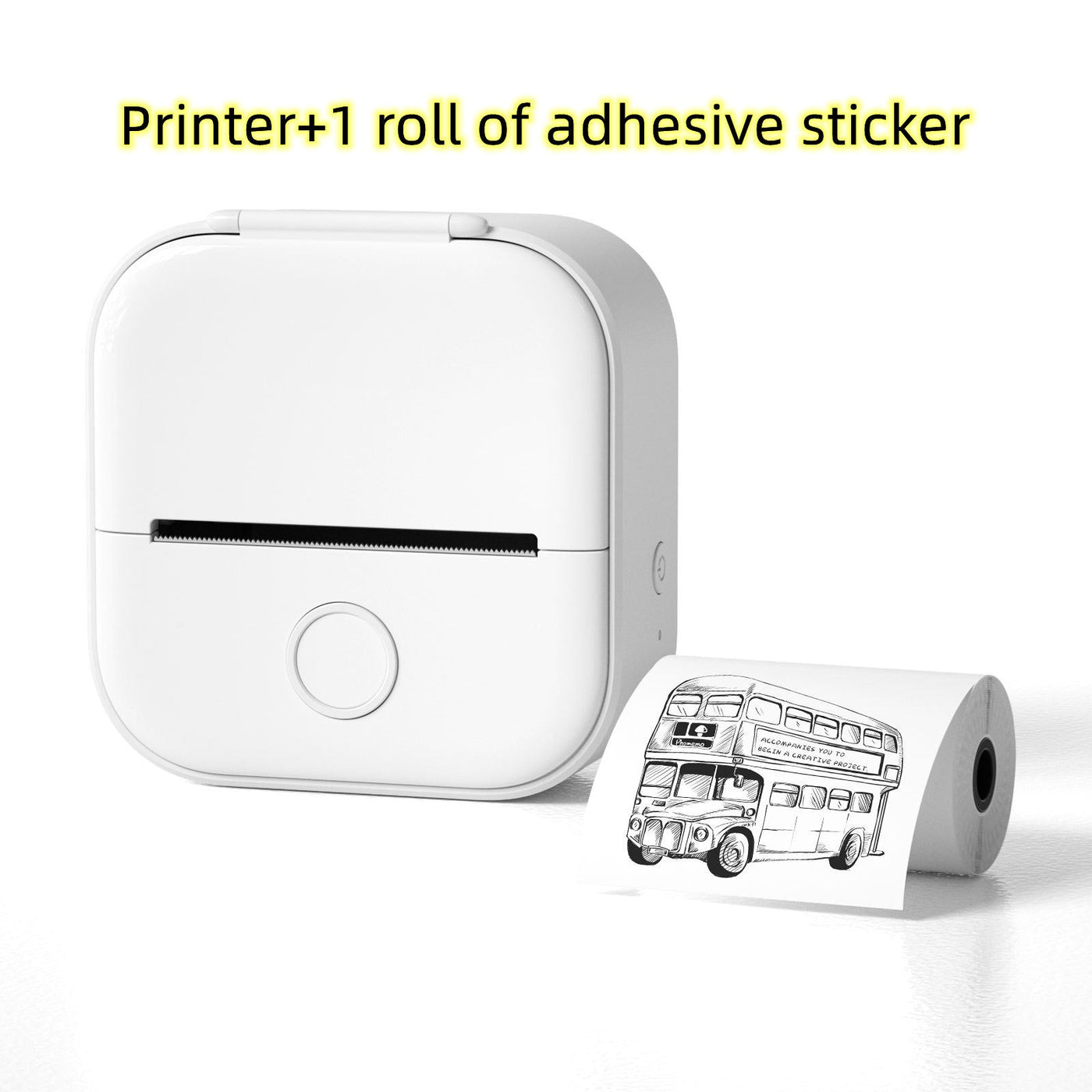 Portable Mini Thermal Label Printer Home Photo Printer Student Wrong Question Printer Bluetooth-compatible Mini Label Printer Price Tag Amazon