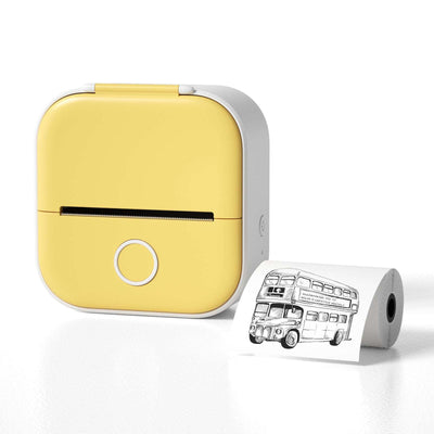 Portable Mini Thermal Label Printer Home Photo Printer Student Wrong Question Printer Bluetooth-compatible Mini Label Printer Price Tag - EssentioGo