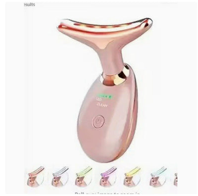 EMS Thermal Neck Lifting And Tighten Massager Electric Microcurrent Wrinkle Remover AMAZON