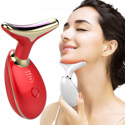 EMS Thermal Neck Lifting And Tighten Massager Electric Microcurrent Wrinkle Remover AMAZON
