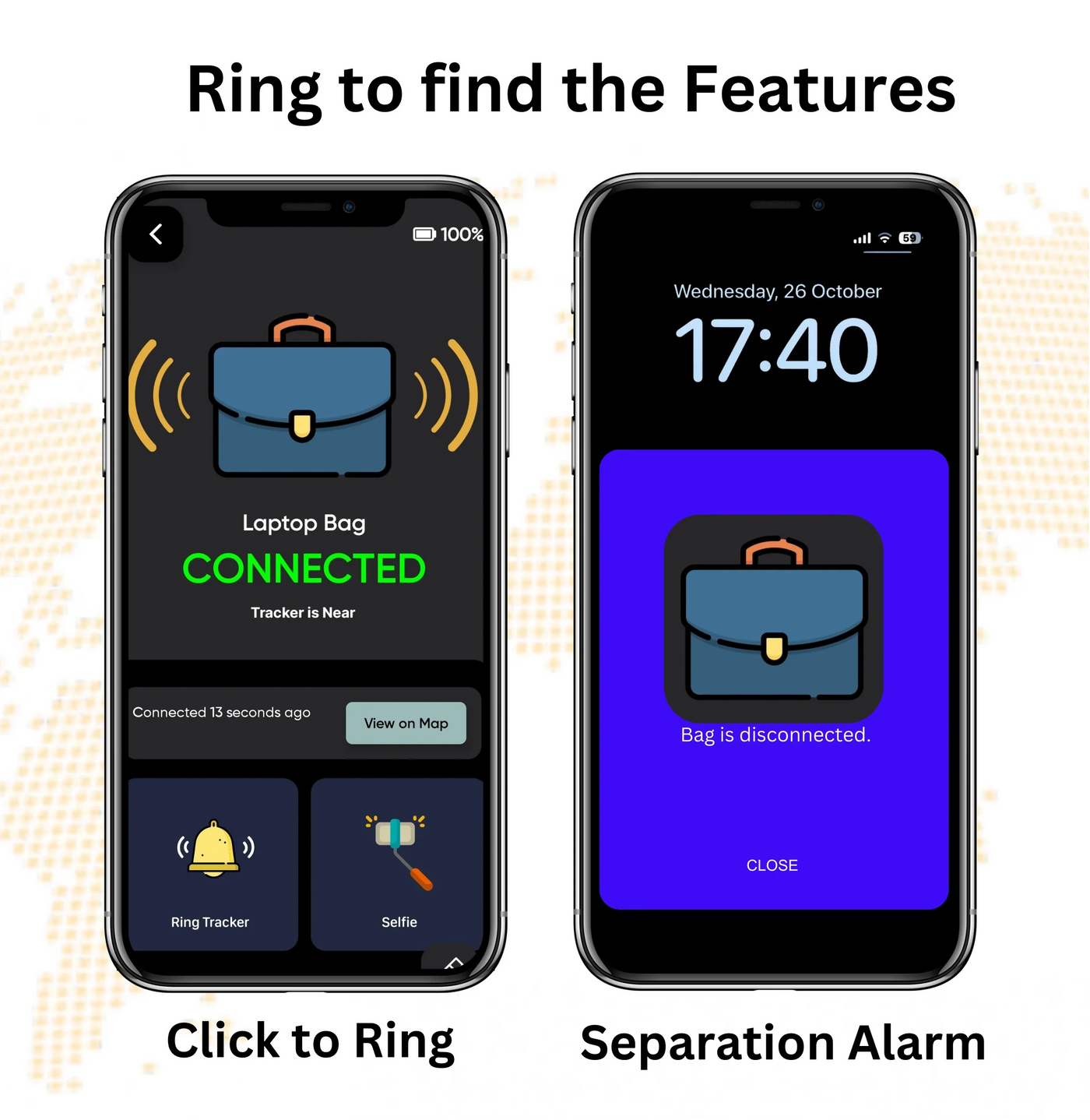 Dolphin Smart Bluetooth Tracker Pro with Leather Case - EssentioGo